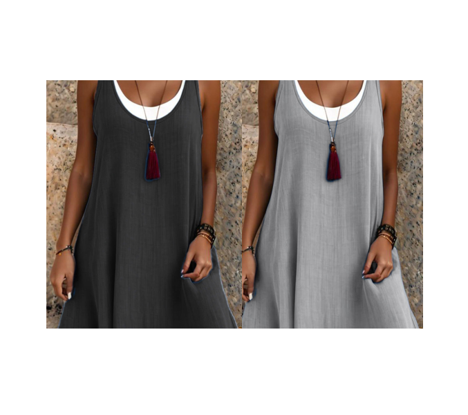 Gabrielle | Two-Piece Effect Dress with Layered Design and Elegant Style