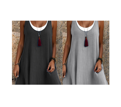 Gabrielle | Two-Piece Effect Dress with Layered Design and Elegant Style