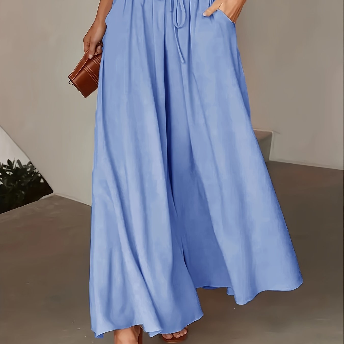 Corae™ Wide Leg Loose Pants with High Waist and Drawstring