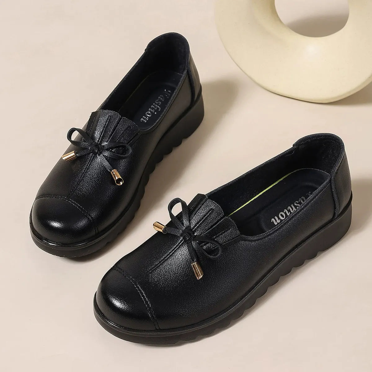Fernanda | Leather Slip-On Loafers with Soft Sole and Maximum Comfort