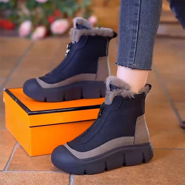 Evorae™ Waterproof Snow Boots with Zipper