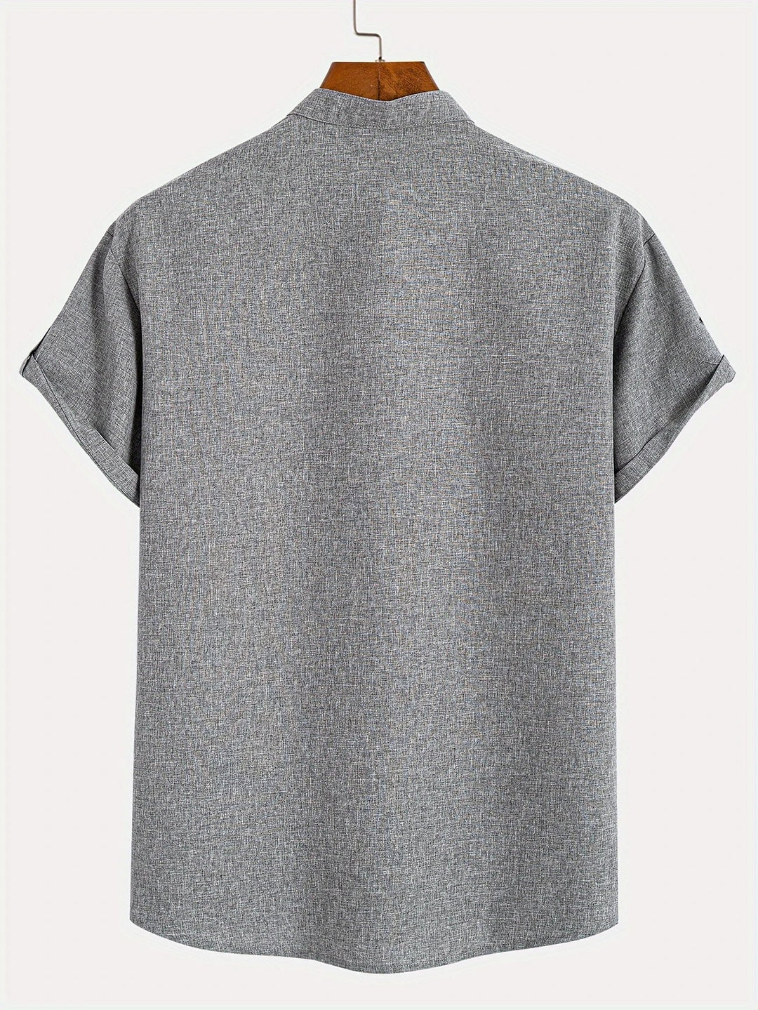 Hayes™ Elegant Short Sleeve High Collar Shirt