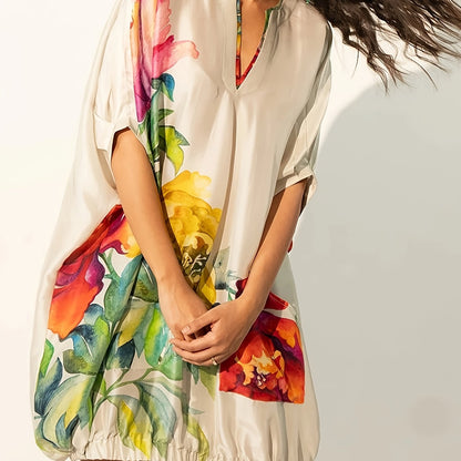 Sophia | Elegant Printed Dress for Women