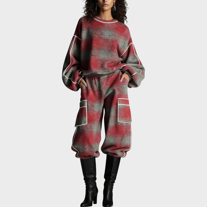 Orlena™ Modern Knit Set with Pants and Women&