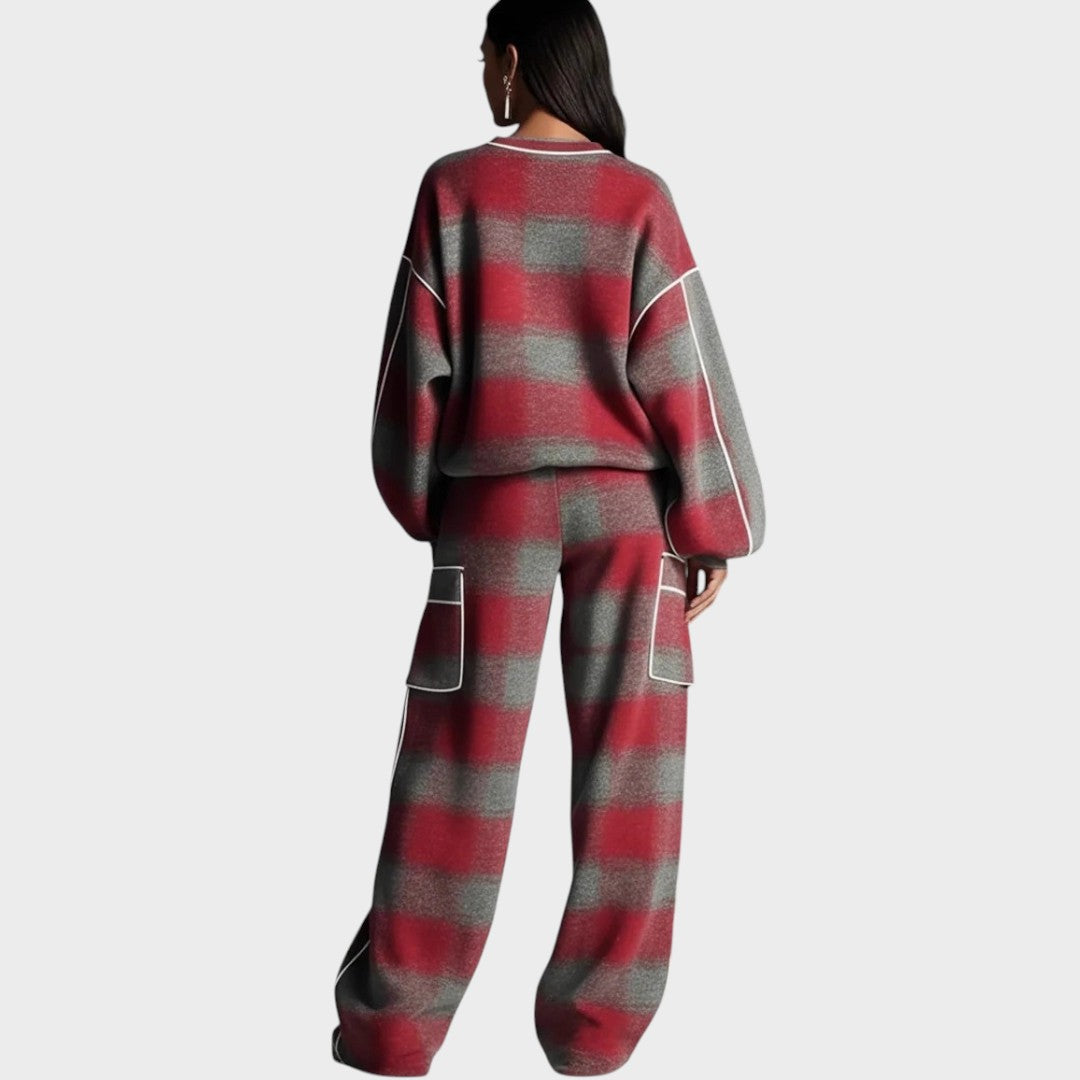 Orlena™ Modern Knit Set with Pants and Women&