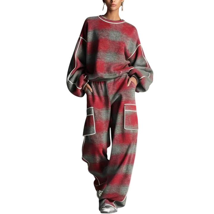 Orlena™ Modern Knit Set with Pants and Women&