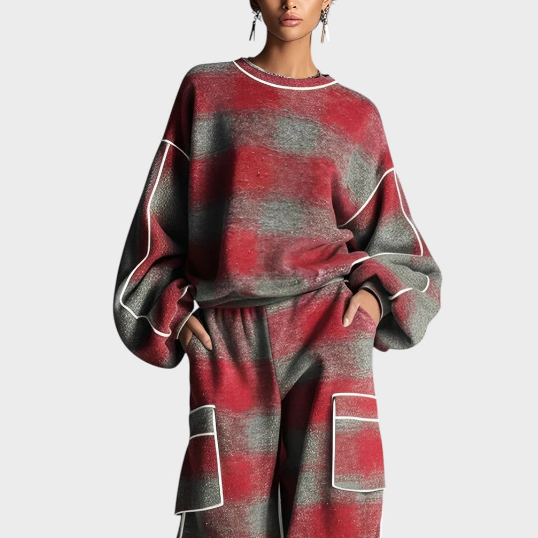 Orlena™ Modern Knit Set with Pants and Women&