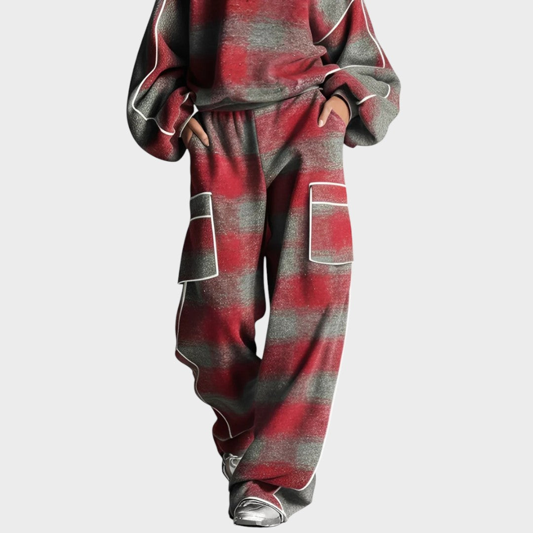 Orlena™ Modern Knit Set with Pants and Women&