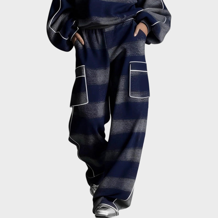 Orlena™ Modern Knit Set with Pants and Women&