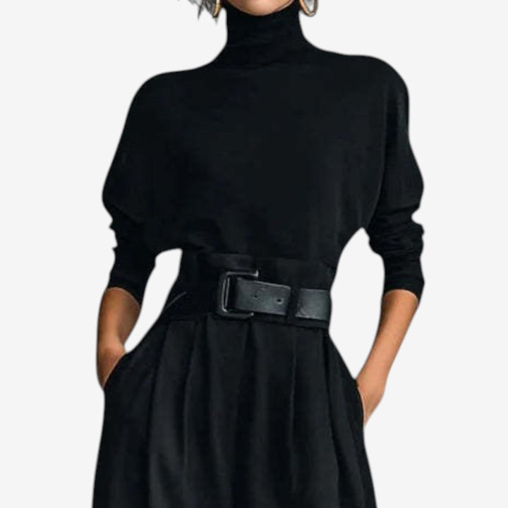 Silenora™ Elegant High-Neck Jumpsuit Ideal for Events