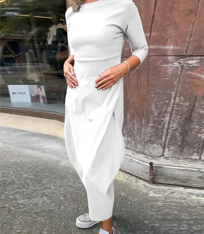 Caelune™ Elegant and Simple Dress with Pockets for Women
