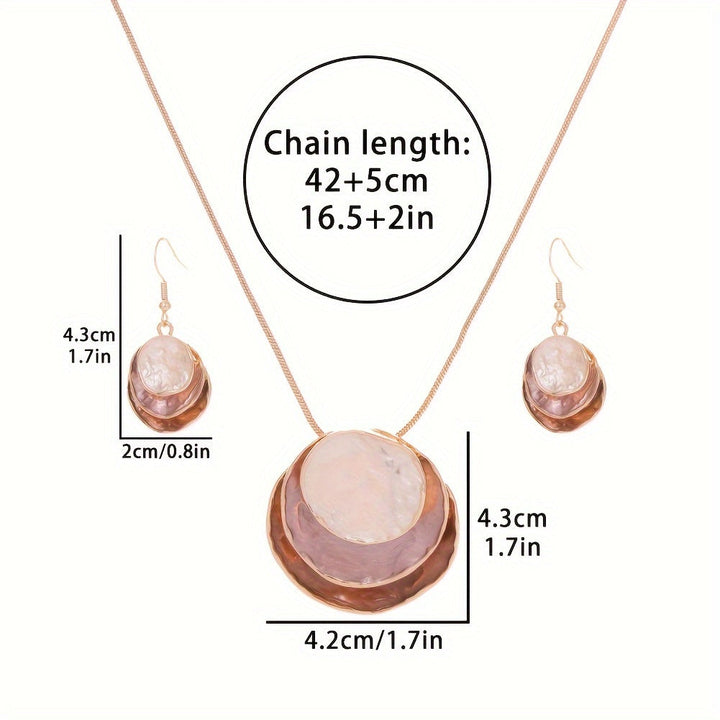 Vedae™ Elegant Flower Earrings with Gold Finish and Pearl