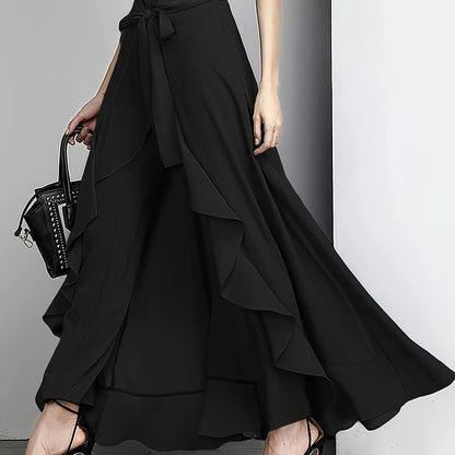 Amara | Elegant Straight-Leg Pants with Fluid Fall and Comfortable Fit
