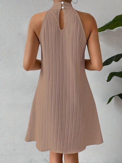 Alora™ Bohemian Short Striped Spaghetti Strap Dress