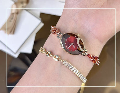 Doreya | Women's Wristwatch with Colorful Zirconia