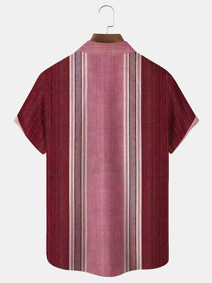 Axton | Casual and Fresh Summer Style Striped Shirt for Men