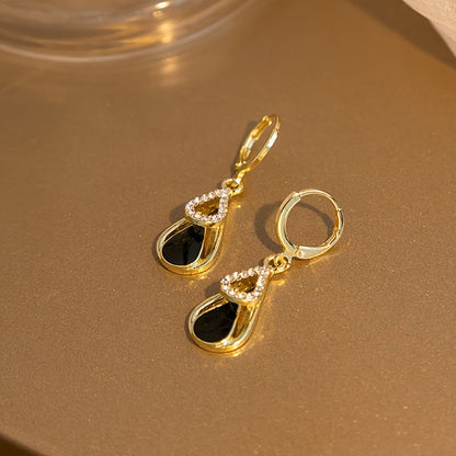 Ralia™ Double Drop Earrings with Cut-Out Design and Elegant Finish