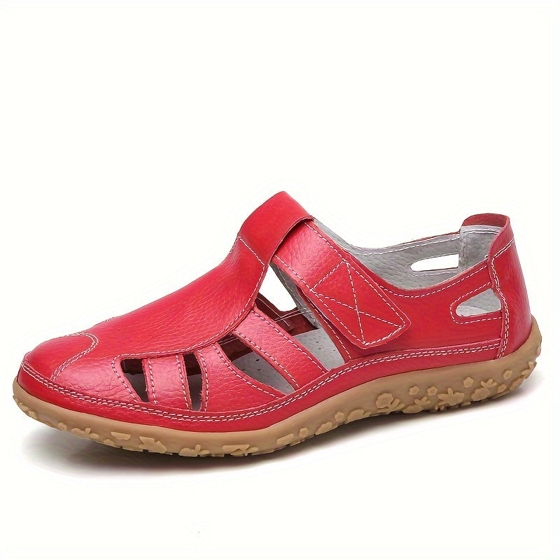 Norah™ Handmade Leather Loafers with Soft Sole and Vintage Design