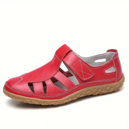 Norah™ Handmade Leather Loafers with Soft Sole and Vintage Design