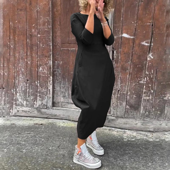 Caelune™ Elegant and Simple Dress with Pockets for Women