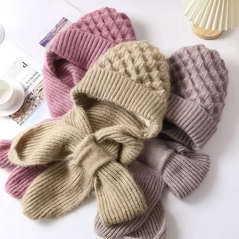 Solmira™ Windproof Polar Hat and Scarf