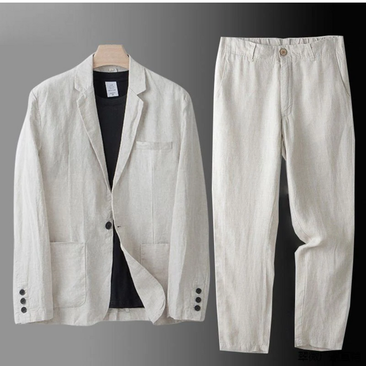 Montiero™ Comfortable and Breathable Linen Set for Men