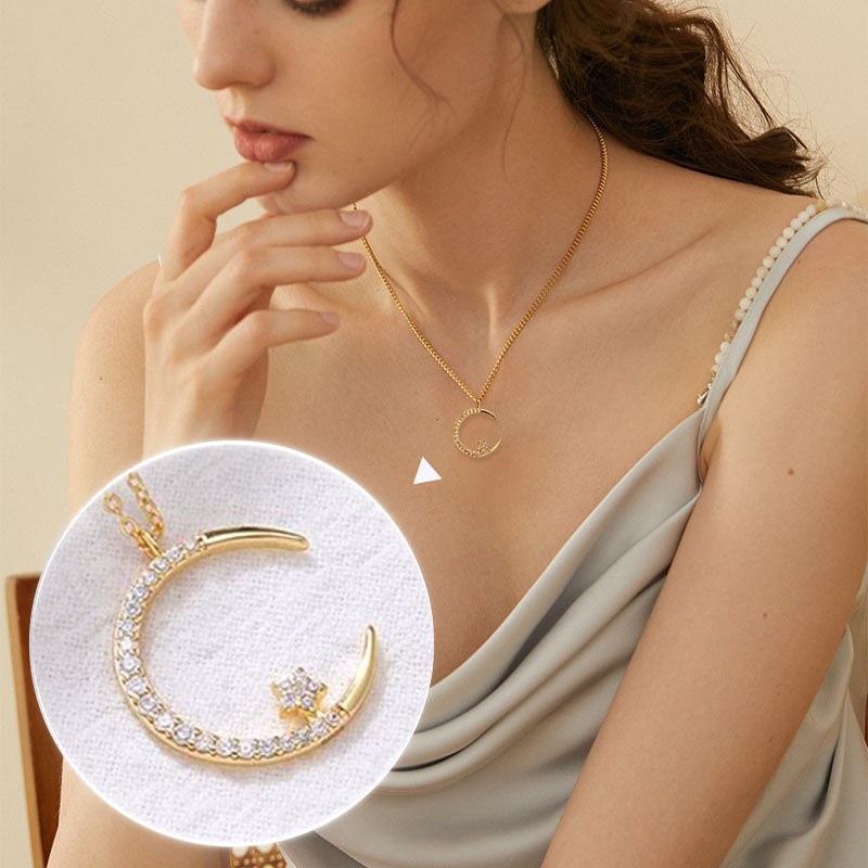 Seluné™ Necklace Luna and Shining Stars