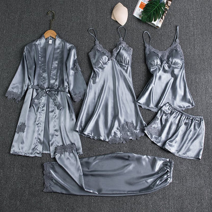 Rosmira™ Nocturno Satin Luminous Set Five Pieces