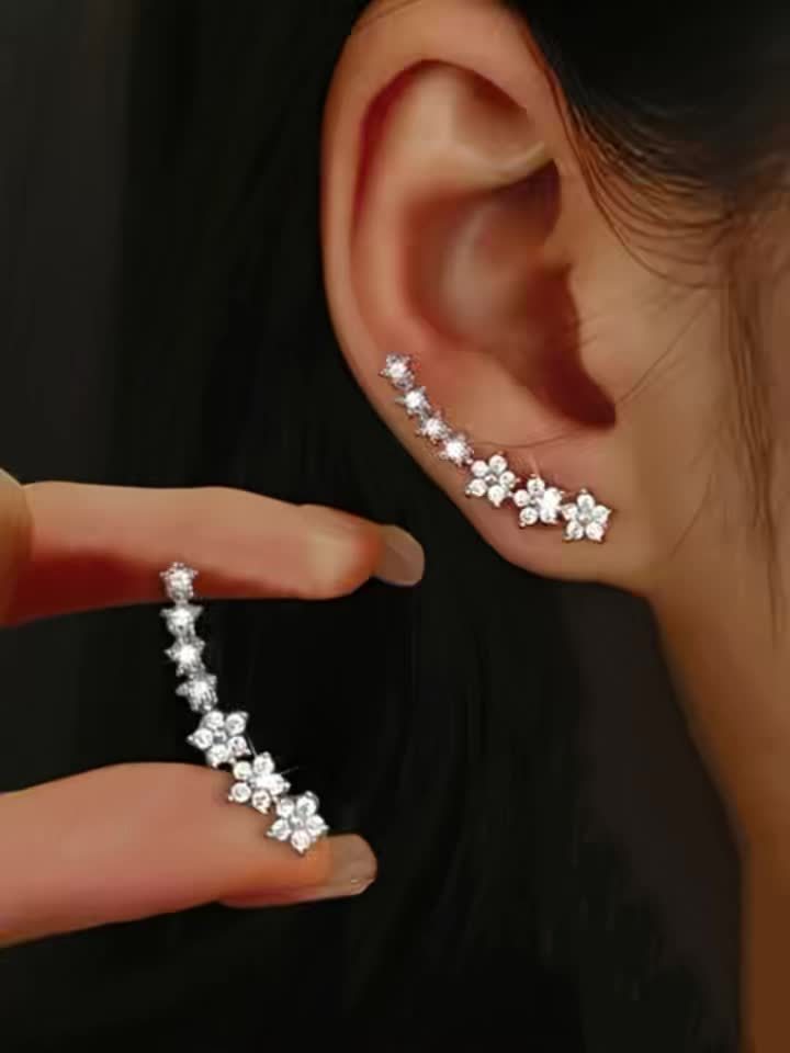 Soreya™ Elegant Flower Earrings with Timeless Style