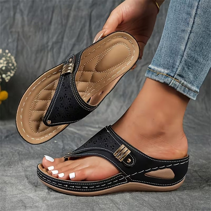 Navy™ Comfortable and Supportive Heeled Sandals