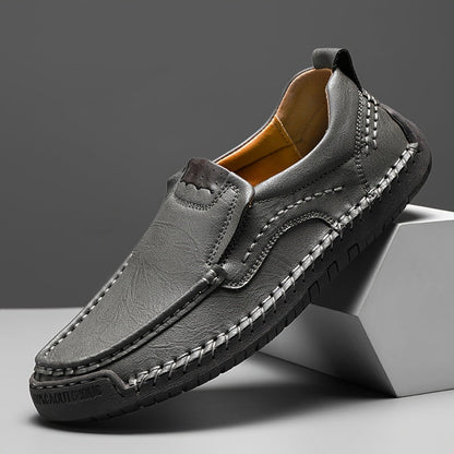 Zorvik | British Men's Loafers with Hand-Stitched Seams and Non-Slip Sole