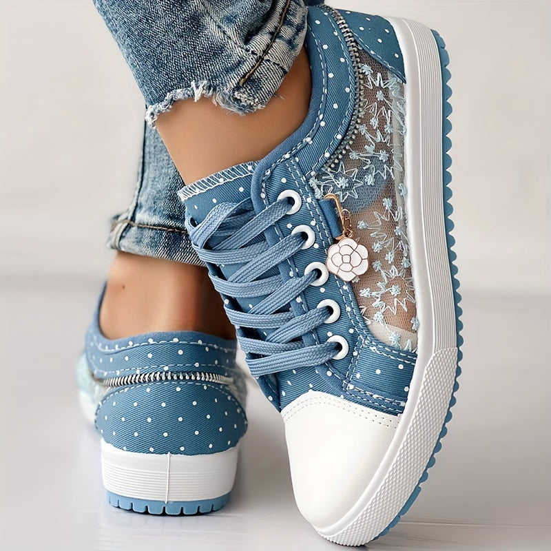 Victoria | Breathable Floral Sneakers with Lightweight Design and Maximum Comfort