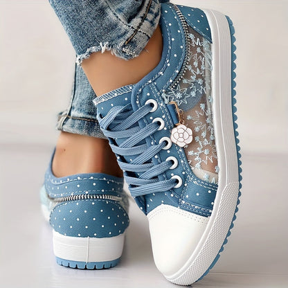 Victoria | Breathable Floral Sneakers with Lightweight Design and Maximum Comfort