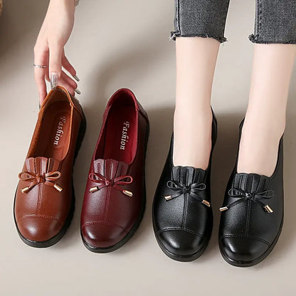 Fernanda | Leather Slip-On Loafers with Soft Sole and Maximum Comfort
