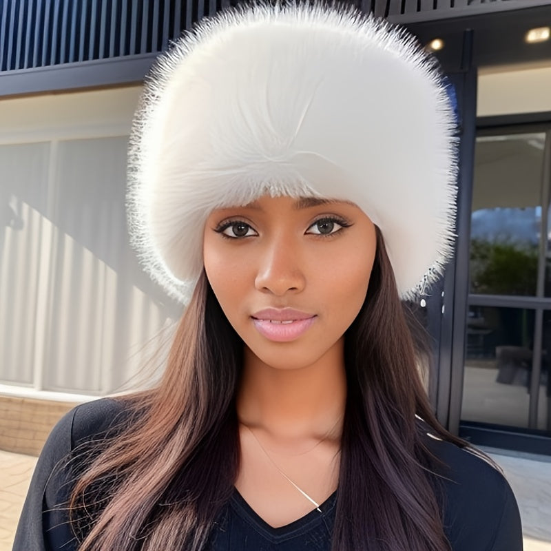 Juliana | Warm and Elegant Faux Fur Winter Beanie