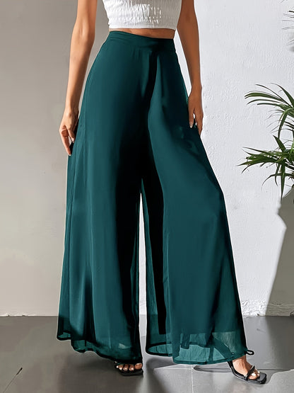 Tuvenyx | Wide-Leg Pants with Elastic Waist and Fluid Fall