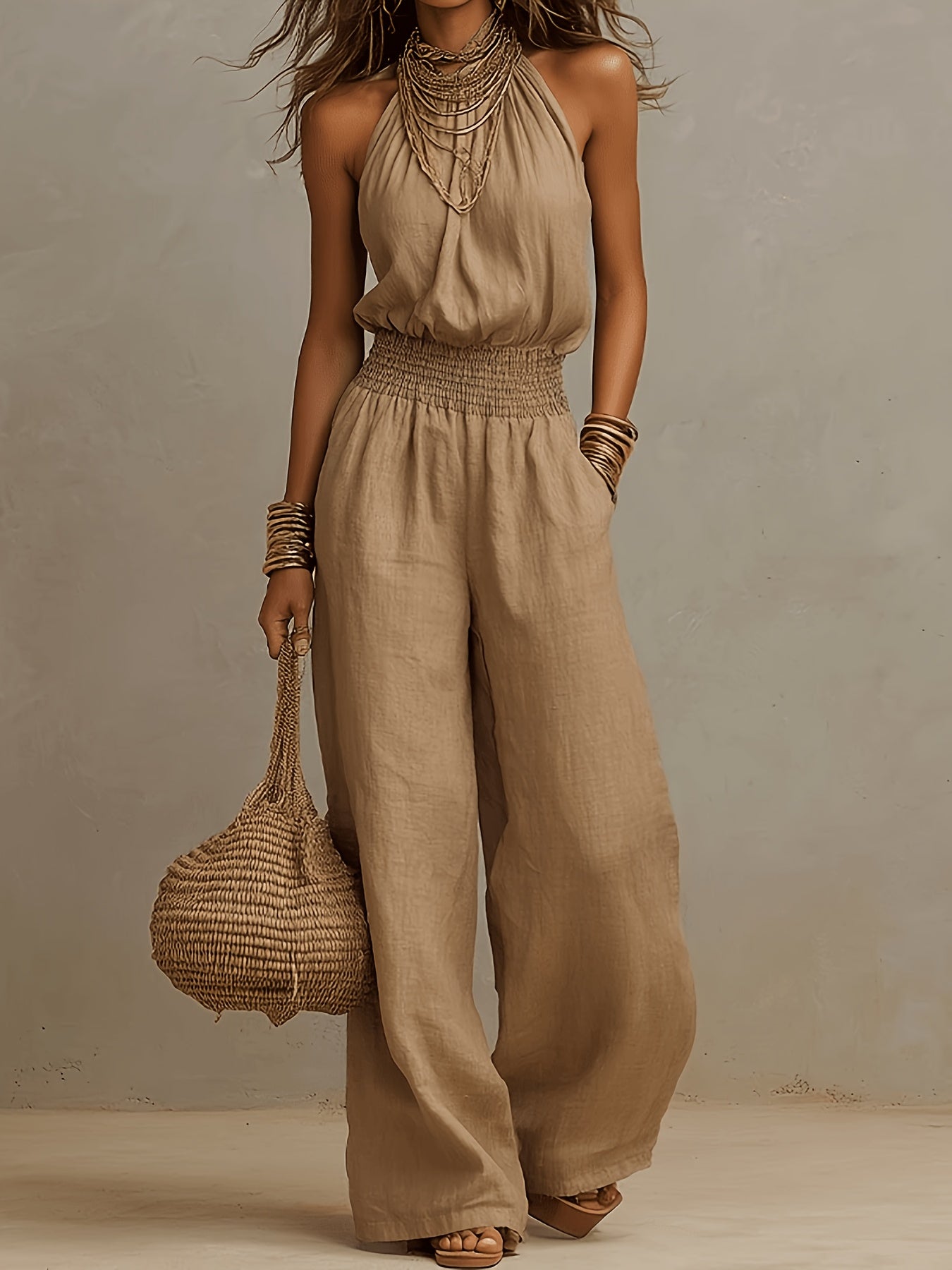 Lioraen™ Elegant Mono with Open Back and Relaxed Cut