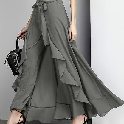 Amara | Elegant Straight-Leg Pants with Fluid Fall and Comfortable Fit