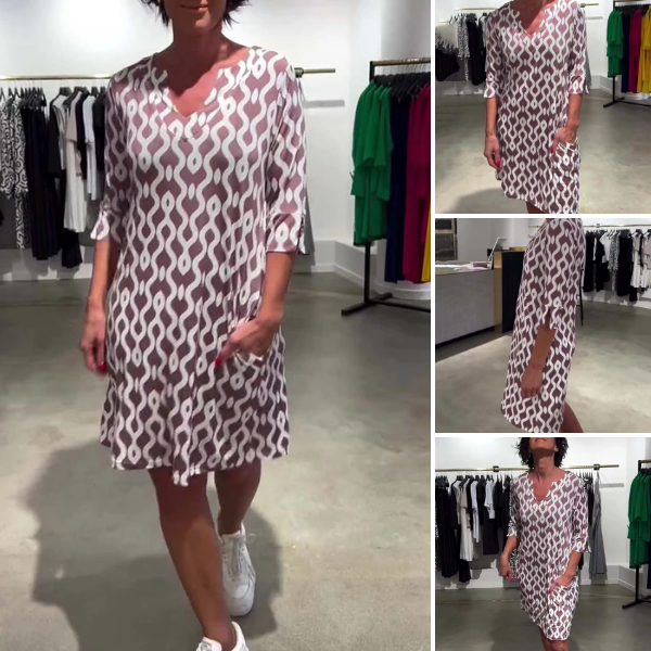 Brisa™ Marga Midi Dress with Exclusive Neckline