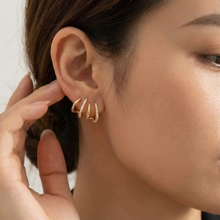 Brielle™ 2-in-1 Claw Earrings for Women