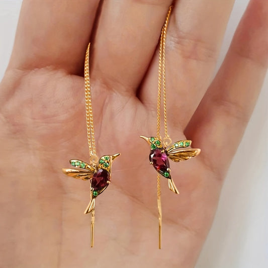 Lucienne | Beautiful and Elegant Earrings Designed as Birds