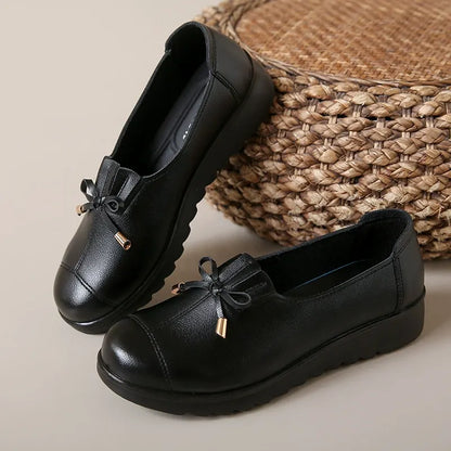 Fernanda | Leather Slip-On Loafers with Soft Sole and Maximum Comfort