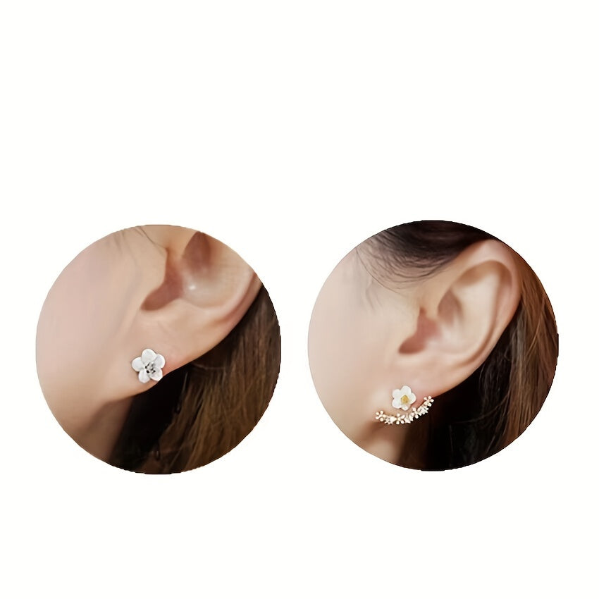 Faye™ Elegant Floral Earrings with Korean Style