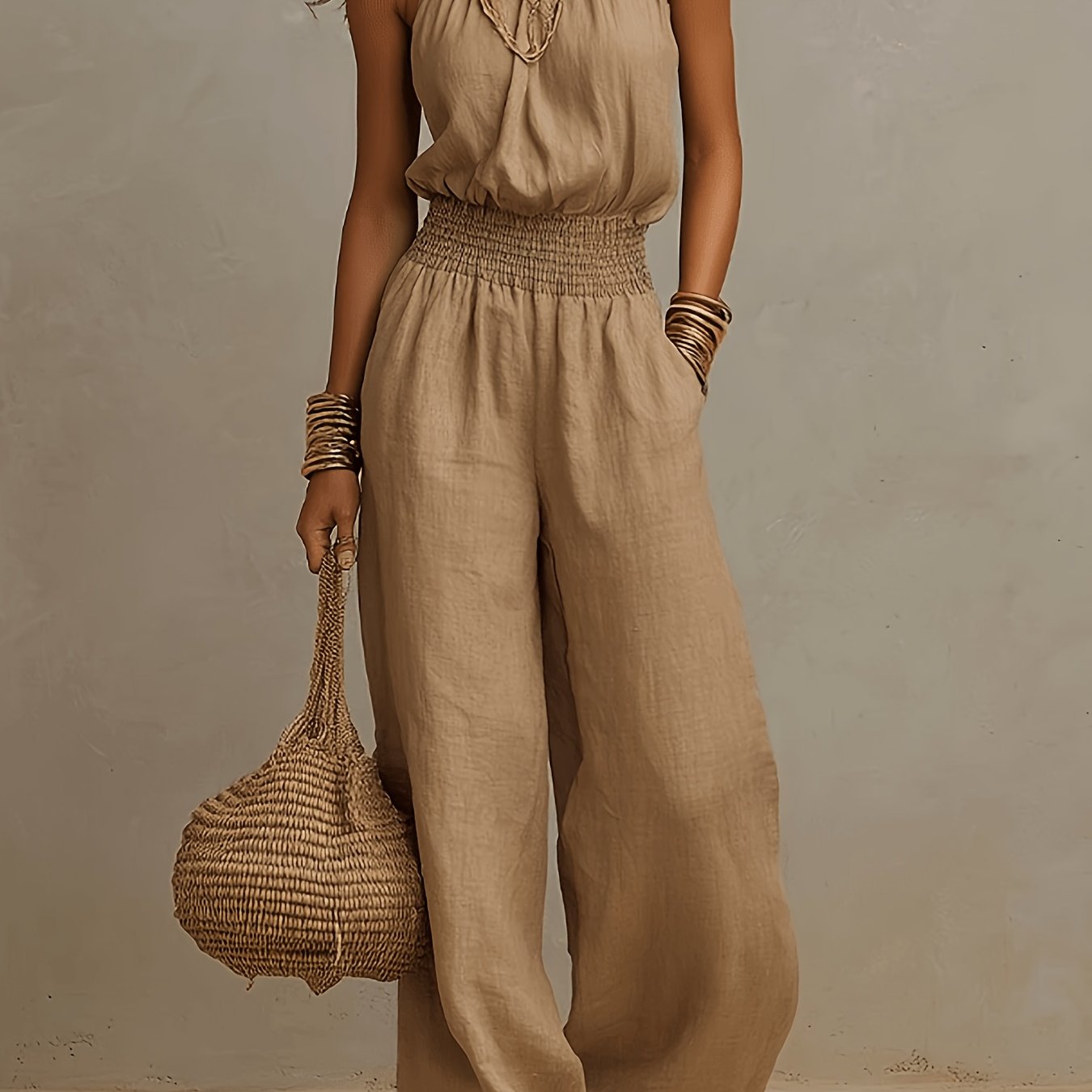 Lioraen™ Elegant Mono with Open Back and Relaxed Cut