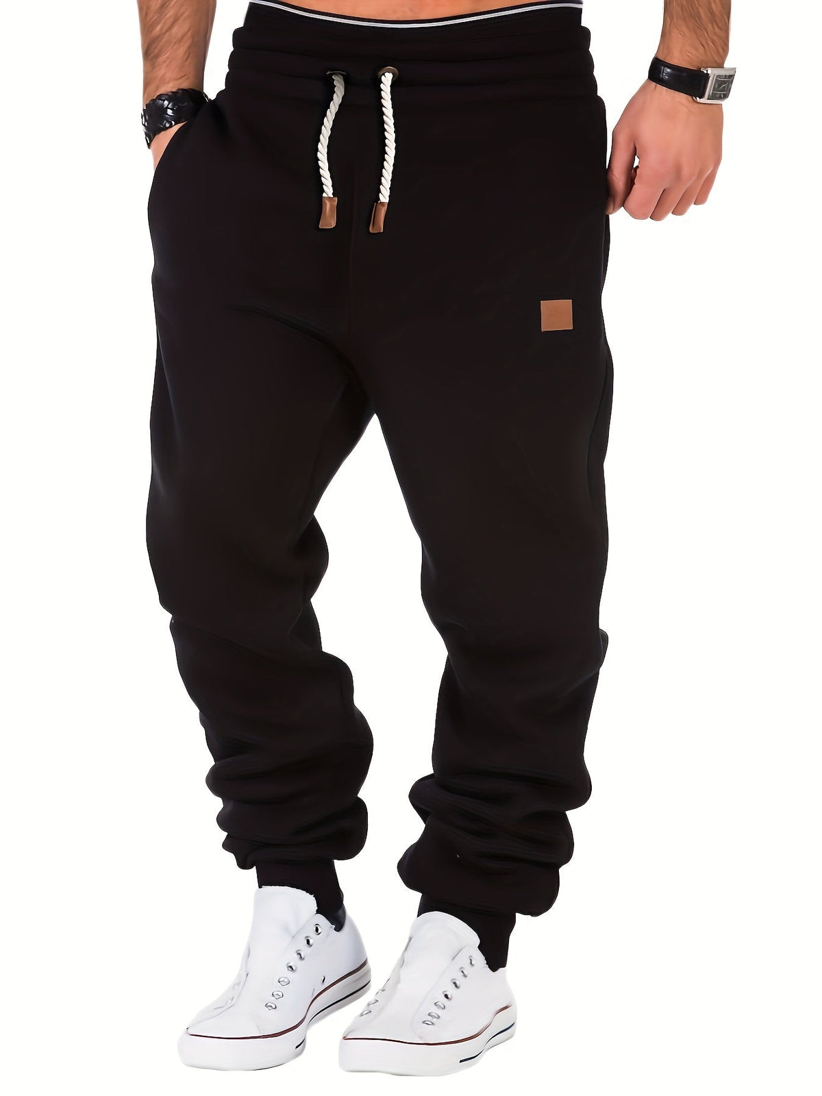Rovanto | Men's Slim Fit Casual Pants with Adjustable Waist for Fall and Winter