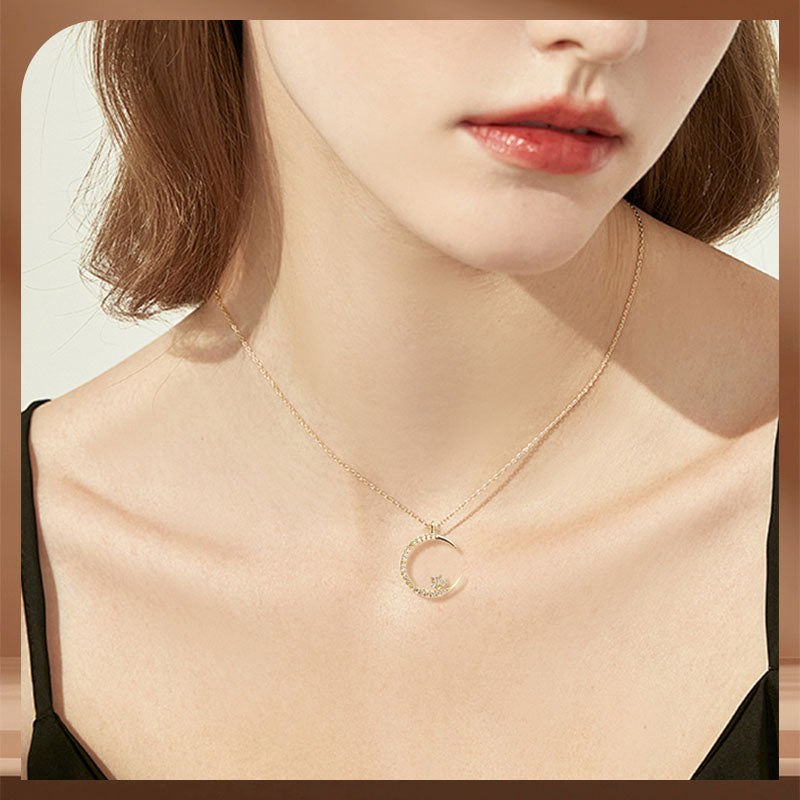 Seluné™ Necklace Luna and Shining Stars
