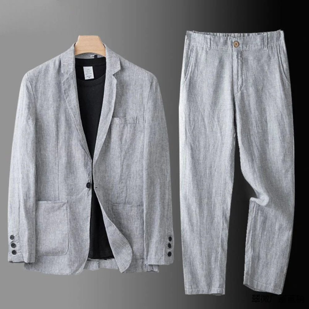 Montiero™ Comfortable and Breathable Linen Set for Men