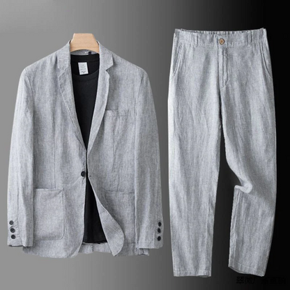 Montiero™ Comfortable and Breathable Linen Set for Men