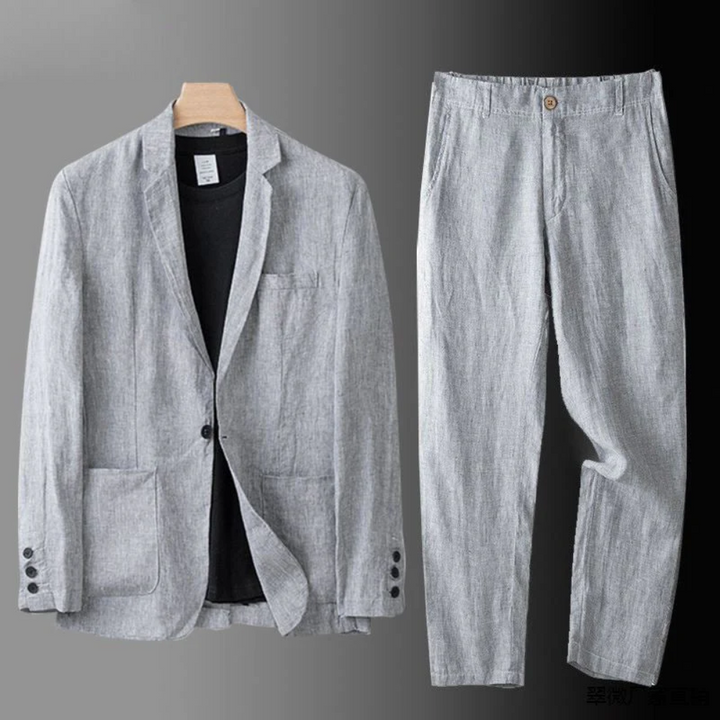 Montiero™ Comfortable and Breathable Linen Set for Men