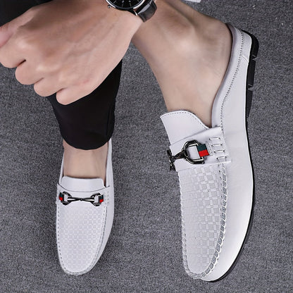 Caelric | Retro Mule Shoes for Men with Open Design and Maximum Comfort